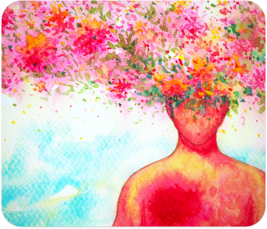 illustration of color from the mind