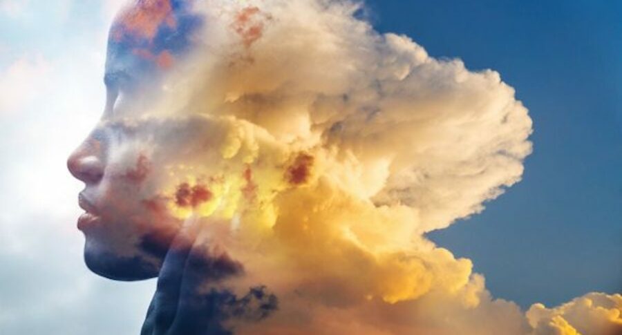 mind coming from clouds