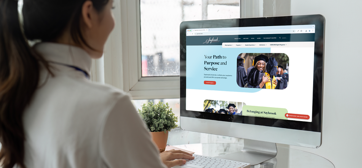 A New Website and Brand Identity Reflects Saybrook’s Humanistic Vision and Values
