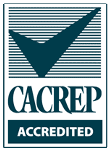 CACREP logo indicating that Saybrook’s online Counselor Education and Supervision Ph.D. is accredited